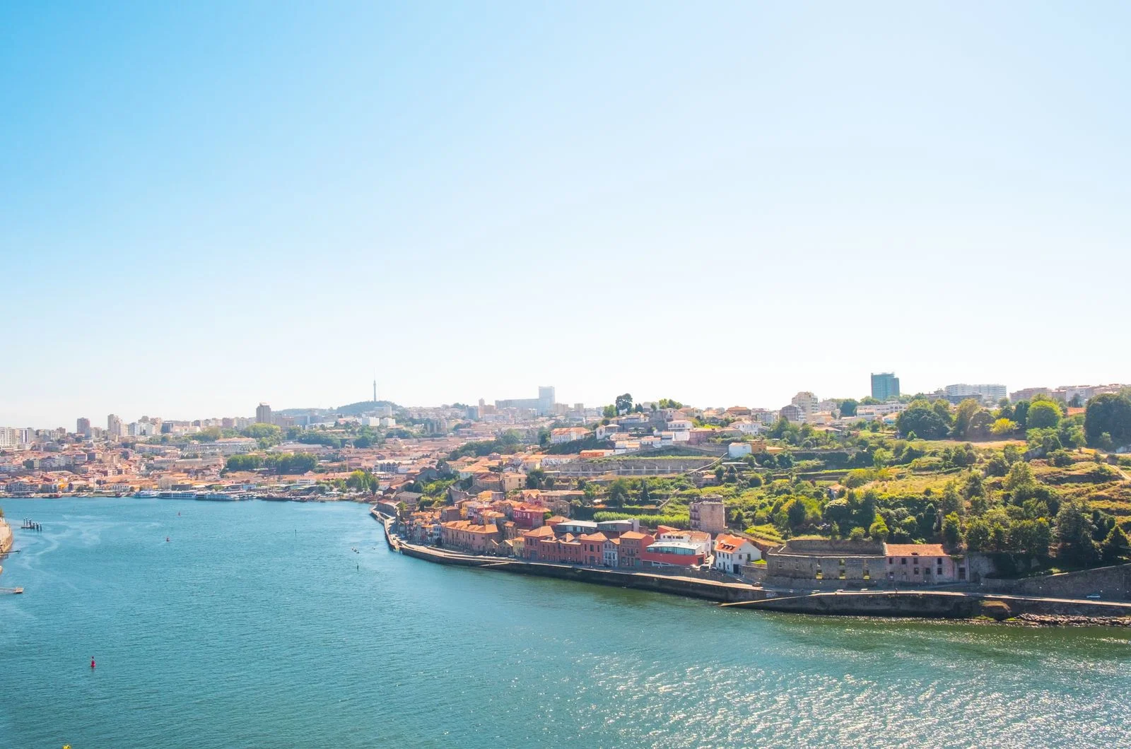 Porto et le Douro vus depuis la rive